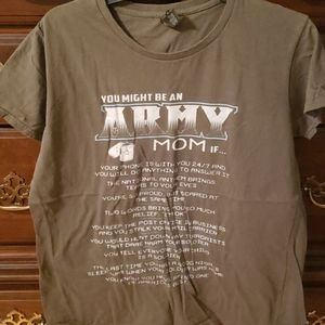 Army mom shirt